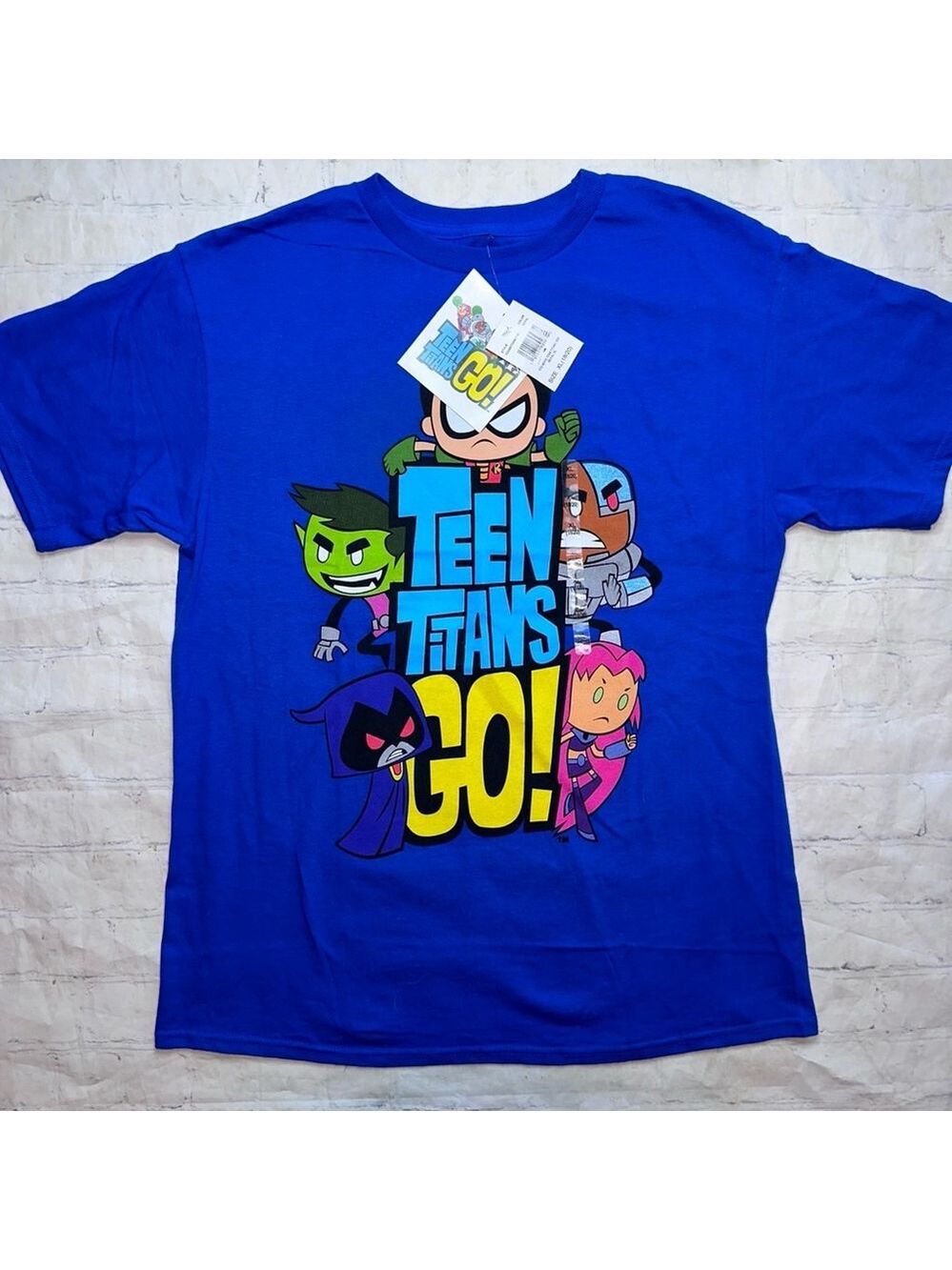 NWT Kids Size XL (18/20) DC Comics Warner Bros Teen Titans Go SS Graphic TShirt